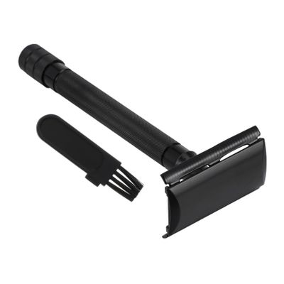 Vaguelly Manual Beard Shaver Safety Razor Durable Double Edge Trimmer with Slip Handle for for Mens Grooming and Skin Friendly Shaving Experience