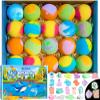 Bath Bombs for Kids with Surprise Inside, 20 Pack Handmade Bath Bomb Gift Set with Glow-in-The-Dark Toys, Fizzy Bath Balls for Fun, Great Christmas Gift or 2025 Advent Calendar for Boys & Girls view 1
