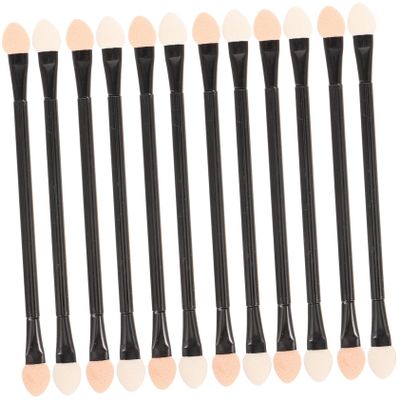 DEARMAMY 30Pcs Double Ended Disposable Eyeshadow Applicators Professional Cosmetic Brush for Eye Makeup for Travel Parties Weddings and Daily Use Versatile Sponge Brushes