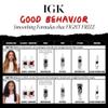IGK Good Behavior Smoothing Spray 12 oz | Anti-Frizz Heat Protectant with 450F Protection | Keratin-Like Finish for Sleek, Shiny Hair | Lightweight, Vegan & Color Safe view 3