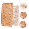 OUNONA 3pcs Pig Bristle Nail Scrubber Brush Set for Cleaning Under Fingernails for Manicure Pedicure view 4