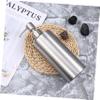 Alipis Stainless Steel Dispensing Bottles Lotion Travel Storage Bottles Pump Head Leak for Shampoo Soap Lotion view 4