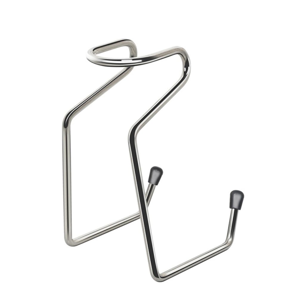 BIUDECO Durable Razor Brush Stand Compact Shaving Brush Holder Rack Creative Alloy Storage for Safety Razors Space Saving Design for Wash Sink Keeps Brushes