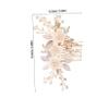 KESYOO Bridal Hair Combs with Rhinestones Handcrafted Crystal Flower Side Combs for Brides and Bridesmaids Elegant Wedding Hair Accessories for Women view 2