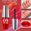 Peel Off Lip Tint Stain,Peel Off Lip Liner Stain Tattoo Nude Pink Lipgloss Long Lasting Waterproof, Non-Stick Highly Pigmented Red Matte Liquid Lipstick for Women All Skin Types Lipcolor Makeup-01 view 3