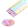 Beaupretty 2pcs Cuticle Pusher and Dead Skin Fork Dual End Manicure Tools for Nail Art Remover for Pedicure Professional Use Random Random Color view 2