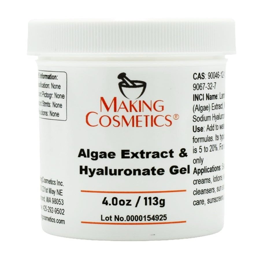Algae Extract & Hyaluronate Gel - 4.0oz / 113g - MakingCosmetics Skin & Hair Care Ingredients