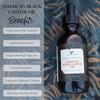 Pure and Organic Jamaican Black Castor Oil for Hair Growth  Rich in Omega Fatty Acids  Enhance Shine, Strength, and Thickness  Scalp Oil, Hair Care and Eyelash/Eyebrow Growth  4 oz view 4