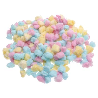 HAKIDZEL 500g Colorful Cotton Balls for Newborns Soft and Absorbent Face Cleaning Balls in Pink for Baby Care and Makeup Application