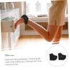 Beaupretty Rubber Protective Sleeve Pads for Cracked Heels Moisturizing Heel Socks for Outdoor Travel Daily Use Medical Grade Cushion Sleeves for Care Relief view 2