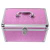 GLEAVI Large Portable Aluminum Alloy Privacy Storage Box Lock Multi-Purpose Cosmetic and Medicine Case Sturdy Carrying Case for Adults Emergency Kit Organizer view 1