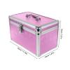 GLEAVI Large Portable Aluminum Alloy Privacy Storage Box Lock Multi-Purpose Cosmetic and Medicine Case Sturdy Carrying Case for Adults Emergency Kit Organizer view 2