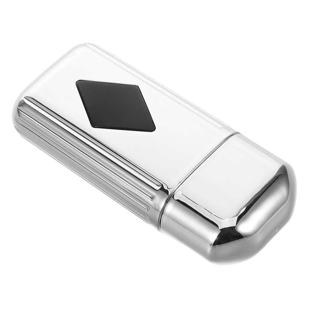 OATIPHO USB Rechargeable Nose and Ear Hair Trimmer for Men Women Precision Cutting Blades for Smooth Trimming Ergonomic Design Portable for Travel Low Noise Silver Finish