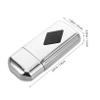 OATIPHO USB Rechargeable Nose and Ear Hair Trimmer for Men Women Precision Cutting Blades for Smooth Trimming Ergonomic Design Portable for Travel Low Noise Silver Finish view 2