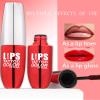 Peel Off Lip Tint Stain,Peel Off Lip Liner Stain Tattoo Nude Pink Lipgloss Long Lasting Waterproof, Non-Stick Highly Pigmented Red Matte Liquid Lipstick for Women All Skin Types Lipcolor Makeup-03 view 4