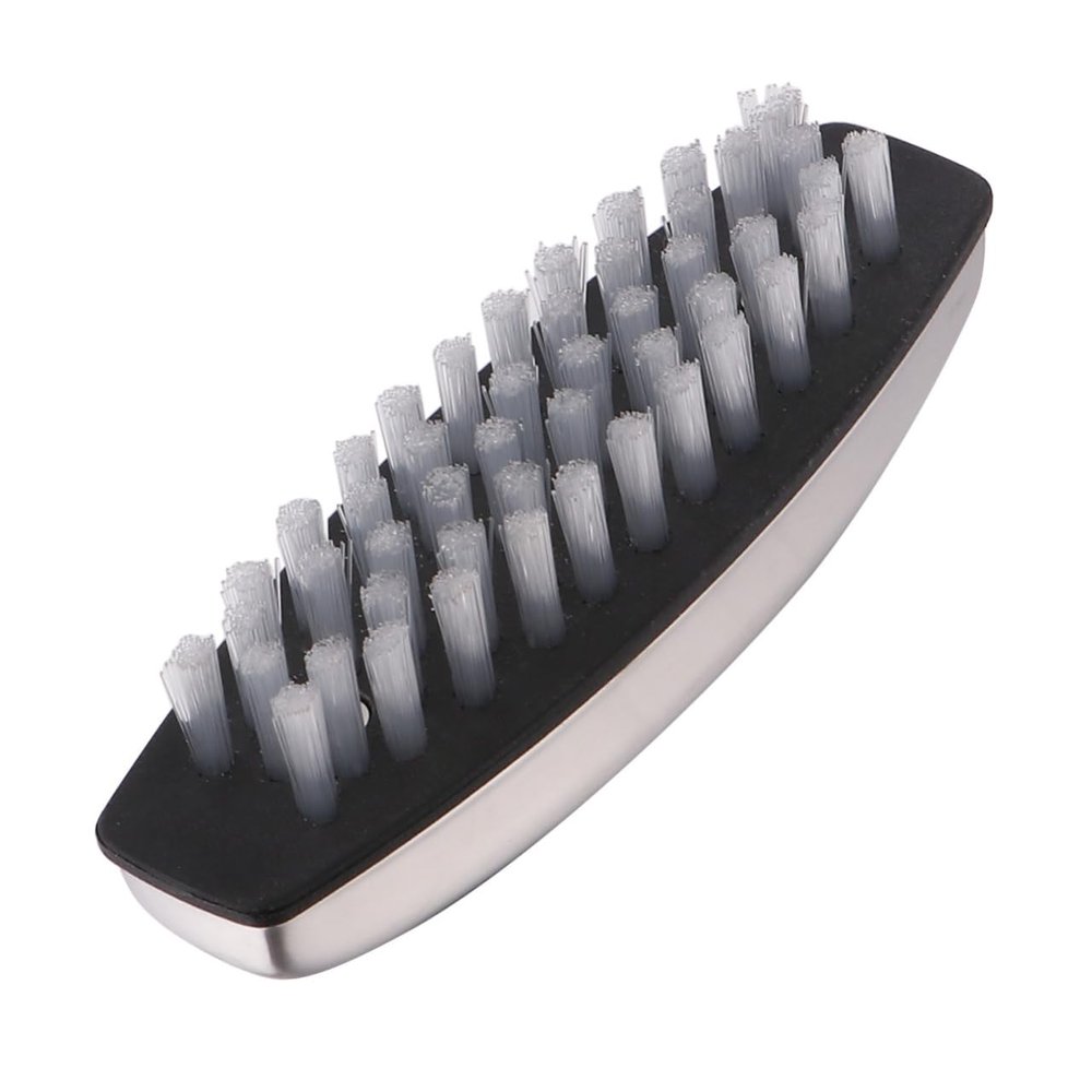 SHERCHPRY Stainless Steel Nail Cleaning Brush with Bristles Odor for Kitchen Use After Handling Smelly Foods Compact Durable Hand Brush Scrubber for Fingernail Cleaning