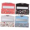 BIUDECO 4Pcs Flower Themed Lipstick Holder with Mirror Portable Lipstick Box Delicate Lip Gloss Case for Travel Camping Parties Design view 1
