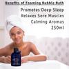 Deep Sleep Melatonin Bubble Bath - Long Lasting Foaming Bubbles - Moisturizing - Lavender Chamomile Bergamot - Relaxing Stress Relief - Calming Self Care Spa Gift for Birthday Christmas view 2