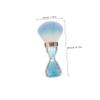 Beaupretty Large Soft Bristle Nail Dust Brush for Cleaning Manicure Powder Makeup Tool Blue view 2