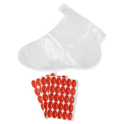 Beaupretty 1 Set Foot Covers Moisturizing Foot Care Socks for Spa Salon Use for Therapy Bath Pedicure Accessories Random Color