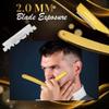 Regale Gold Razor For Professional Barbering, Titanium Gold Quality Blade Razor with 100 Blades, Classic Stainless Steel Barbero Shaver for a Smooth & Precise Shave, Premium Barber Razors view 4