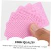 CALLARON Eyelash Extension Cleaning Pads 400pcs Non-Woven Fabric Wipes for Eyelash Pink Cleansing Pads for Professional Home Use view 4