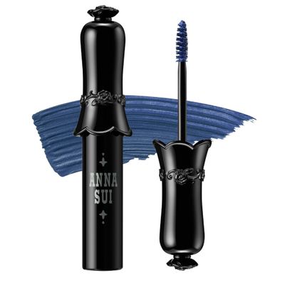 Anna Sui Eyebrow Mascara 100 Mannish bitter blue, Vibrant Color Brow Gel, Long-Lasting, Smudge-Proof & Sweat-Resistant, Shapes & Defines Brows, 0.17 oz