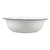 Beaupretty Enamel Wash Basin Vintage Foot Soaking Bowl Durable Porcelain Dish for Foot Soaks Face Washing and Meal Prep Kitchen Bathroom Easy to Clean and Maintain view 1