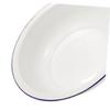 Beaupretty Enamel Wash Basin Vintage Foot Soaking Bowl Durable Porcelain Dish for Foot Soaks Face Washing and Meal Prep Kitchen Bathroom Easy to Clean and Maintain view 3