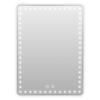 Floxite LED Lighted Tablet Mirror with 15X Magnification, Ultra Bright Lighting, USB-C Charging, Tabletop Stand view 1