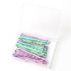 50/100Pcs Colorful Wedding Alloy Hair Clips Hairpins Barrette Hairpins Hair Accessories(AG121802-F 100PCS) view 3