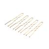 20PCS 5cm U Shape Hair Clips for Women Girls Bride Hair Styling Accessories Black Gold Brown Hairpins Metal Barrettes(Gold) view 1