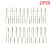 20PCS 5cm U Shape Hair Clips for Women Girls Bride Hair Styling Accessories Black Gold Brown Hairpins Metal Barrettes(Gold) view 3