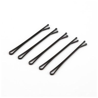 10-20Pcs 5-6cm Invisible Black Wavy Grips Hairstyle Hairpins Women Salon Barrette Straight Hair Clips Styling Tool(Straight 5cm 10pcs)