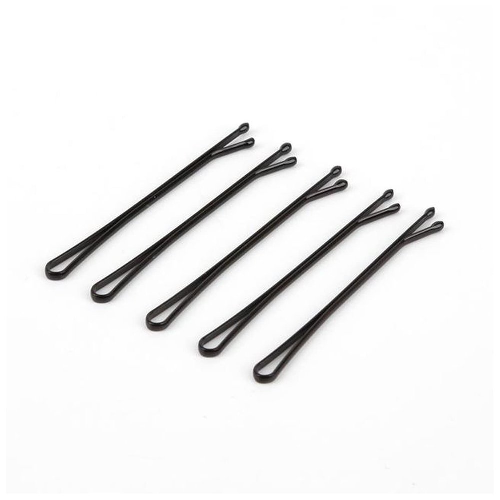 10-20Pcs 5-6cm Invisible Black Wavy Grips Hairstyle Hairpins Women Salon Barrette Straight Hair Clips Styling Tool(Straight 5cm 10pcs)