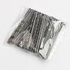 100pcs 5cm Hair Clips for Women Girls Bride Hair Styling Accessories Black Gold Brown Hairpins Metal Barrettes(Coffee 50pcs) view 4
