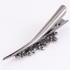 1Pc Duckbill Clip Rhinestone Studded Hairpin Hair Clip Hair Styling Barrette Headwear Hair Accessory (Dark Blue)(Grey) view 4