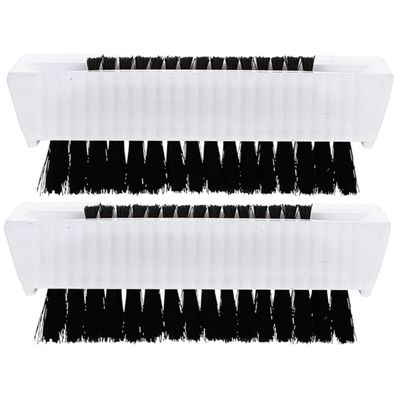 minkissy 2Pcs Double-Sided Nail Scrub Brush Set Soft Bristles for Fingernail Cleaning High-Temperature Resistant Hand Scrubber for Home Use Anti-Slip Design