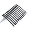 12Pcs/Set Matte Black Hairpins Women Girls Hair Clip Straight Hairgrip Barrette Headwear Styling Tools Accessories(8cmx0.4cm) view 1