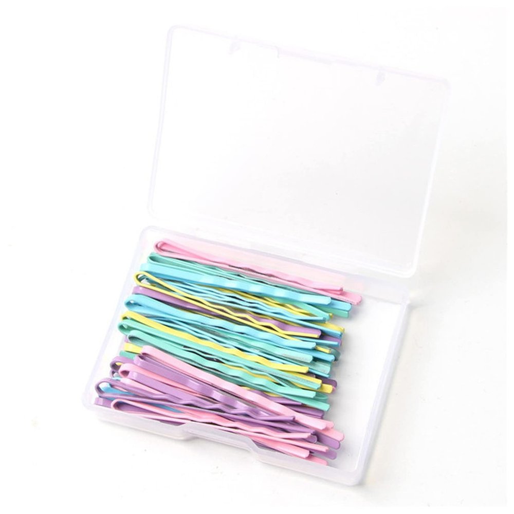50/100Pcs Colorful Wedding Alloy Hair Clips Hairpins Barrette Hairpins Hair Accessories(AG121802-J 50PCS)