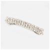 1Pc Bling Crystal Hairpins Headwear for Women Girls Rhinestone Hair Clips Pins Barrette Styling Tools Accessories 7 Colors(White) view 1