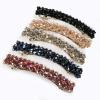 1Pc Bling Crystal Hairpins Headwear for Women Girls Rhinestone Hair Clips Pins Barrette Styling Tools Accessories 7 Colors(White) view 4