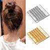 24pcs/Set 5.5cm Metal Barrettes Gold Silver Spiral Hair Clips Color Hairpins for Women Girls Hair Styling Accessories(Gold) view 3