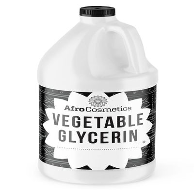 AFROCOSMETICS Pure Natural Vegetable Glycerin Great for Skin, Hair Non-GMO 1 Gallon