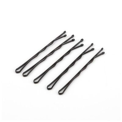 10-20Pcs 5-6cm Invisible Black Wavy Grips Hairstyle Hairpins Women Salon Barrette Straight Hair Clips Styling Tool(Wave 5cm 20pcs)