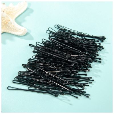 100pcs/lot Black Hair Clips Small Hairpins for Women Hair Pin Lady Invisible Wave Hairgrip Barrettes Hair Accessories