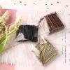100pcs 5cm Hair Clips for Women Girls Bride Hair Styling Accessories Black Gold Brown Hairpins Metal Barrettes(Black 100pcs) view 2