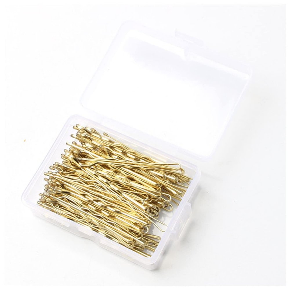 50/100Pcs Colorful Wedding Alloy Hair Clips Hairpins Barrette Hairpins Hair Accessories(AG121802-D 100PCS)