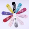 10/20pcs 5cm Color Glitter Hairpins Metal Barrette BB Hair Clips Snap Pins Women Hair Accessories(Purple,20pcs) view 2