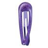 10/20pcs 5cm Color Glitter Hairpins Metal Barrette BB Hair Clips Snap Pins Women Hair Accessories(Purple,20pcs) view 4
